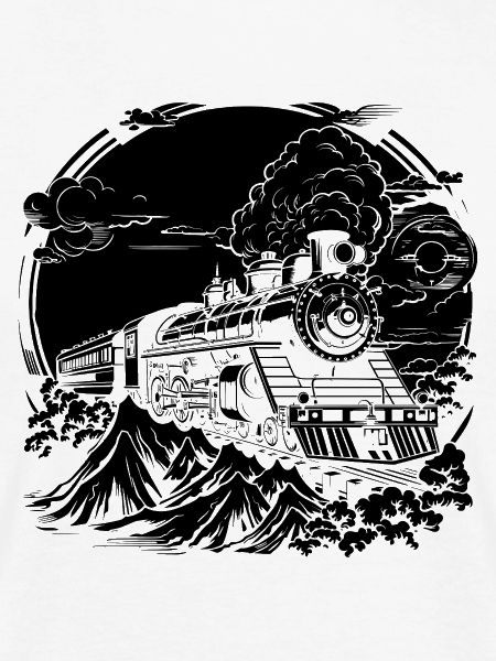 Eisenbahn Zeichnung
