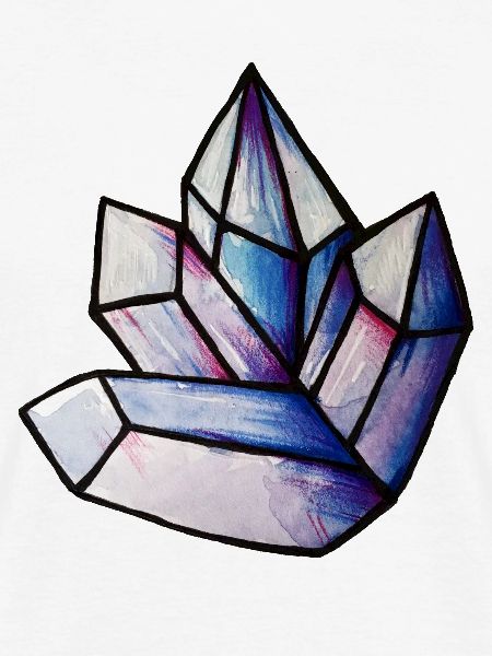 Prismatisches Kristallcluster