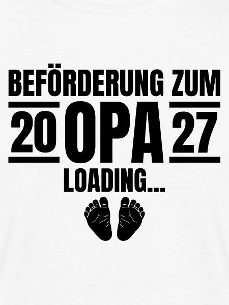 Beförderung zum Opa 2027 Loading