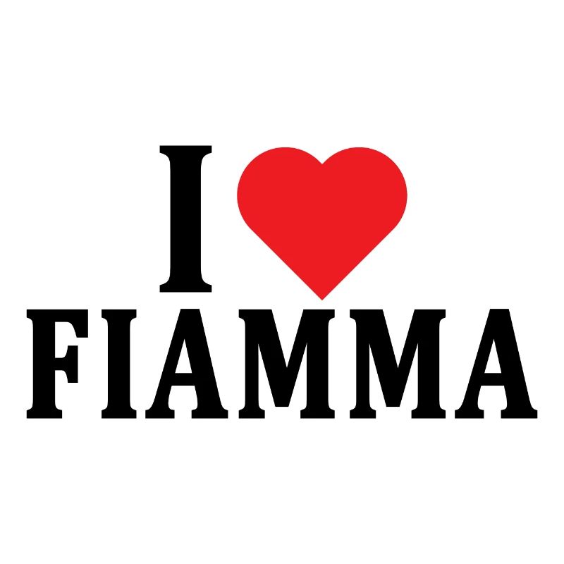 T-Shirt I love Flame T-Shirt Geschenkidee