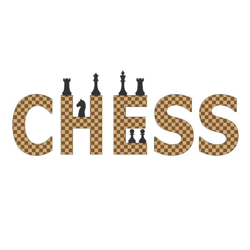 Echecs à la silhouette contrastée