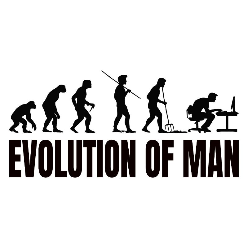 Programmierer Computerfreak Evolution