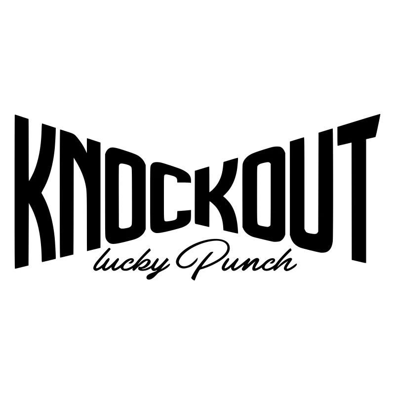 knockout lucky punch aufkleber sticker hooligan