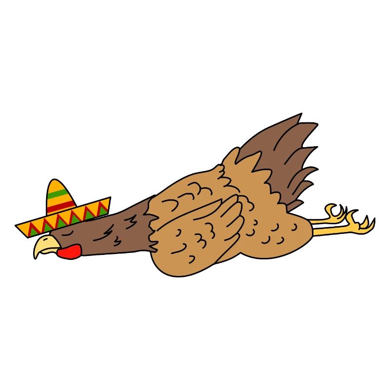 Funny Chicken Sombrero Tired Cinco De Mayo Fiesta 