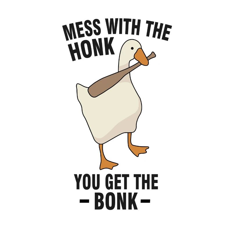 Honk canard brutal avec batte de baseball