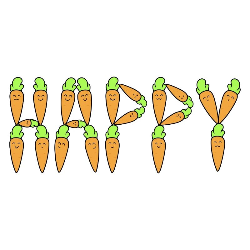 Carottes heureuses