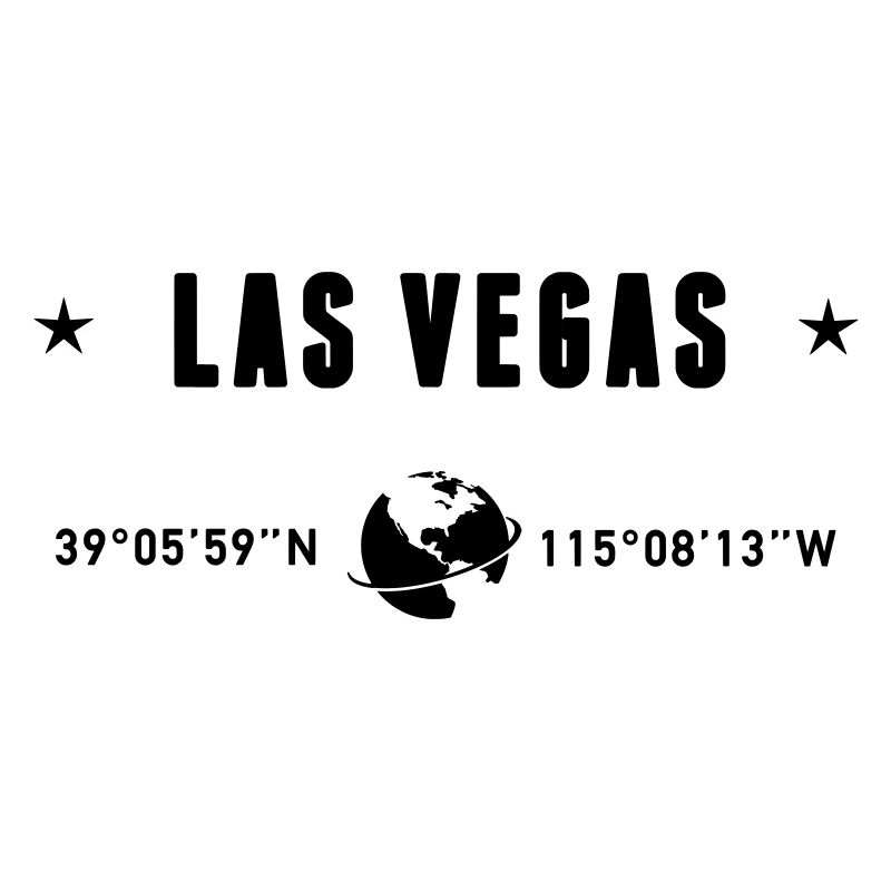 Coordonnées du globe de Las Vegas Nevada