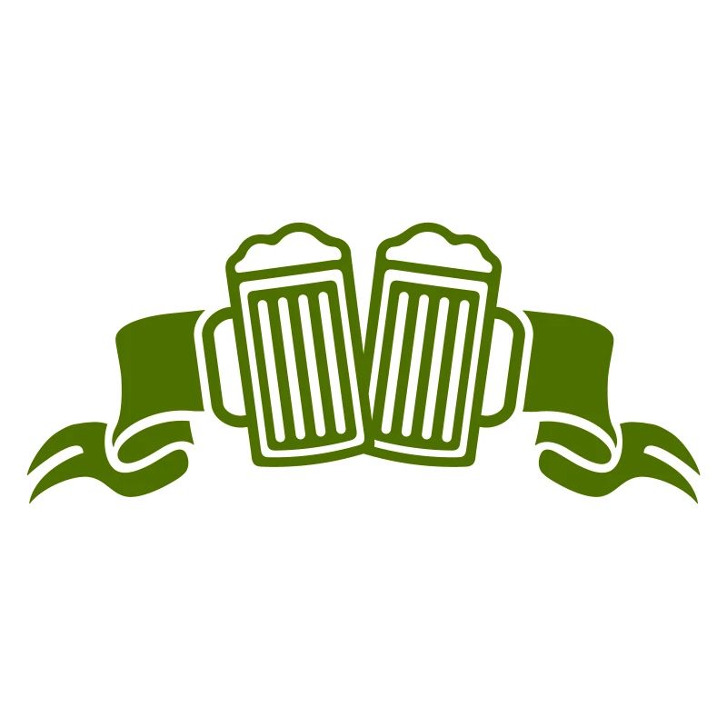 Zwei Biergläser Stoß