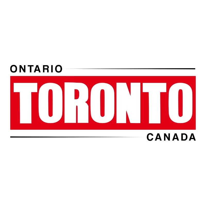 Toronto Bold Rot Schwarz Logo