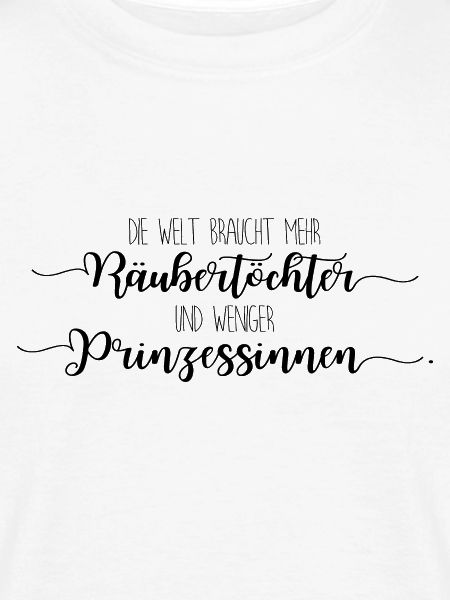 Räubertochter oder Prinzessin - schwarz