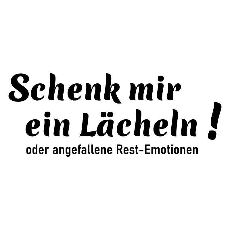 Schenk mir ein Lächeln