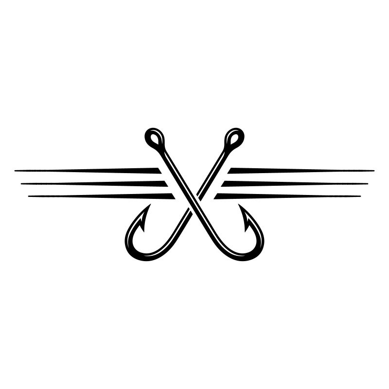 Fish hook icon
