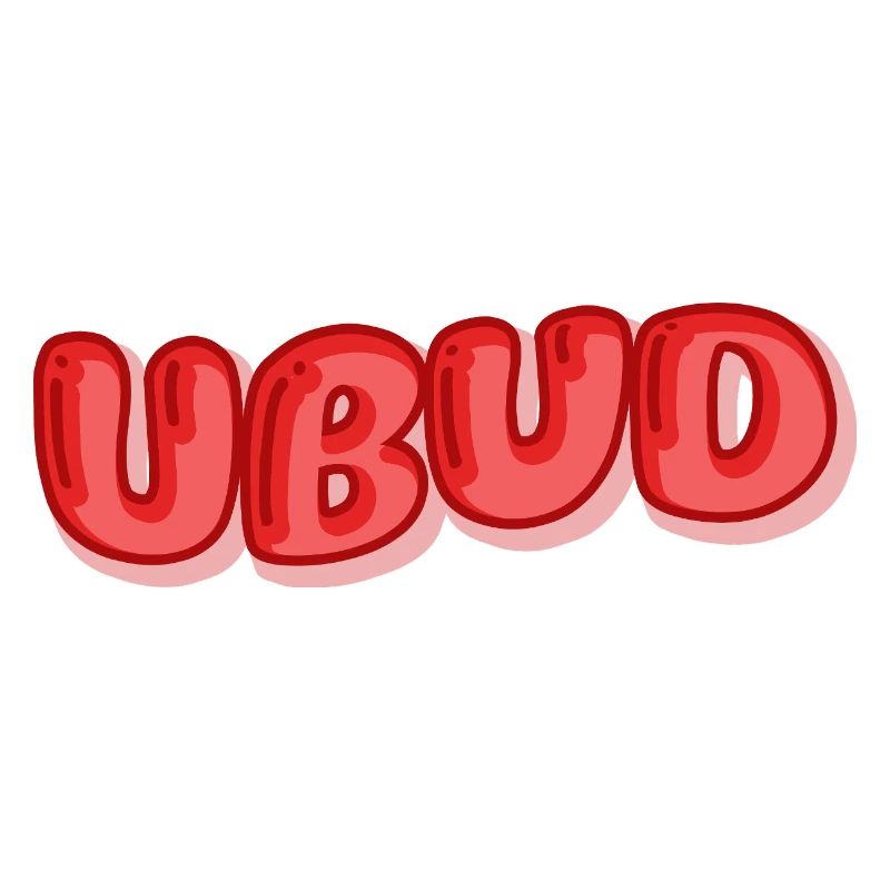 Ubud Bubble Font Design