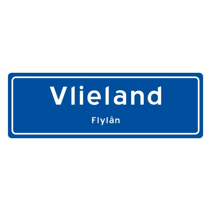 Panneau de nom de lieu Vlieland