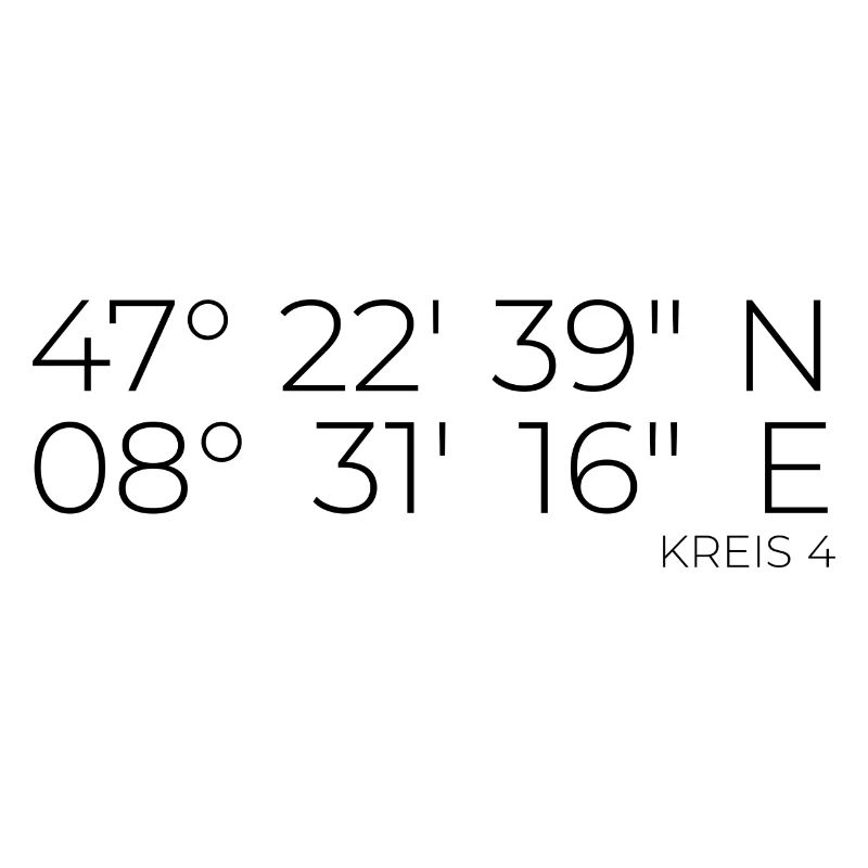 Coordinates Kreis 4 Zurich