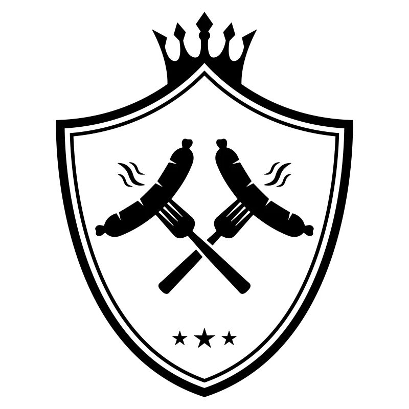 bratwurst symbole blason saucisse currywurst