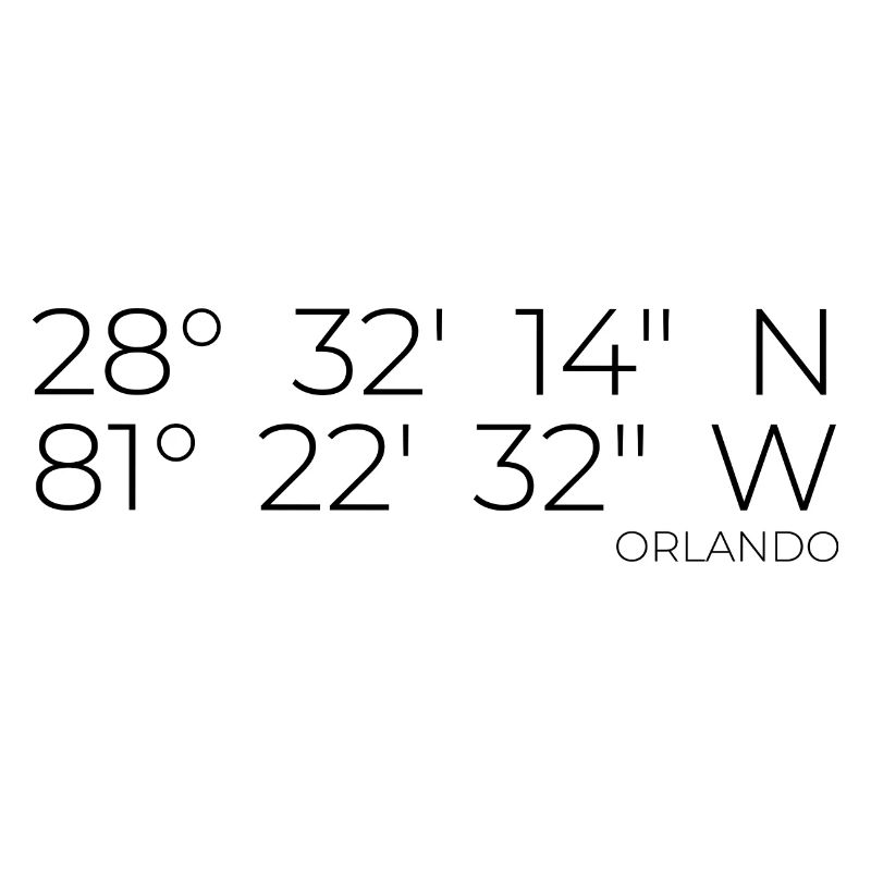 Coordinates Orlando Florida