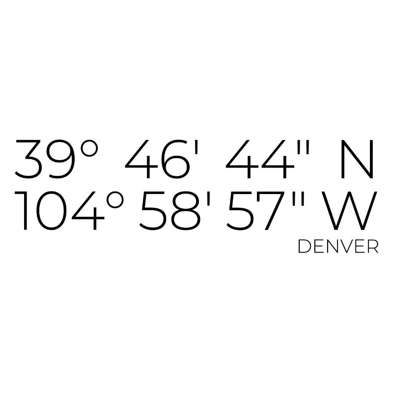 Coordonnées Denver