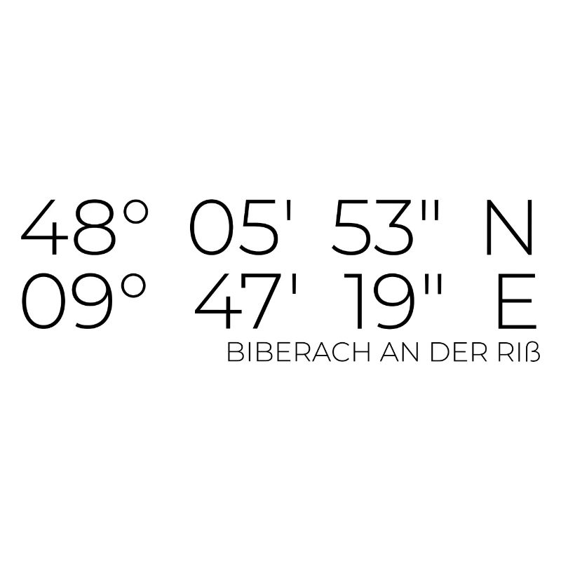 Coordinates Biberach an der Riß