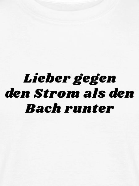 Gegen den Strom