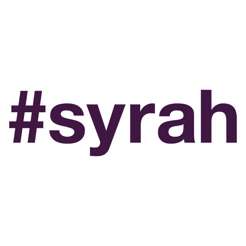 SYRAH Hashtag