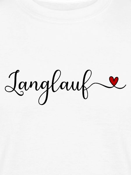 Langlauf Herz