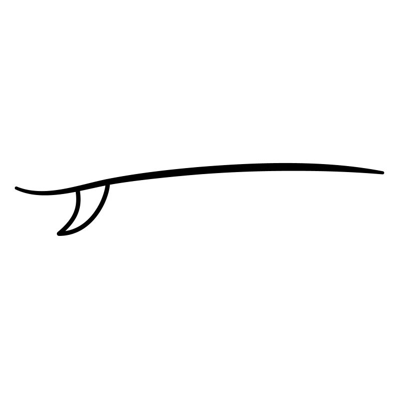 planche de surf Icon Outline Surfing