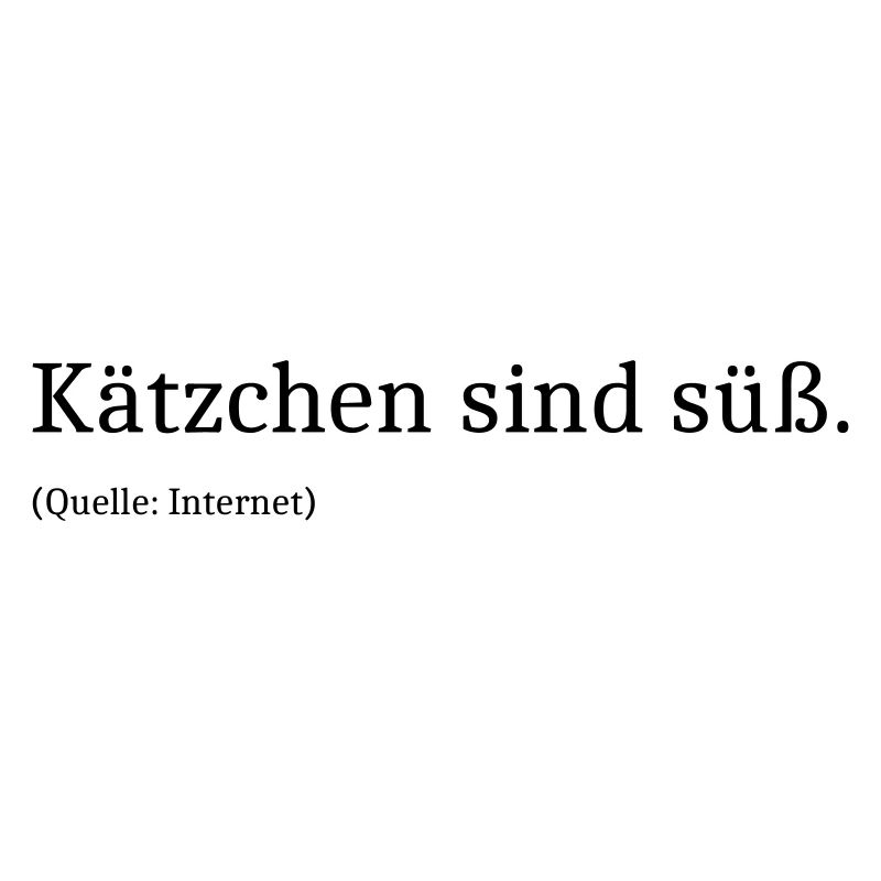 Kaetzchen sind suess