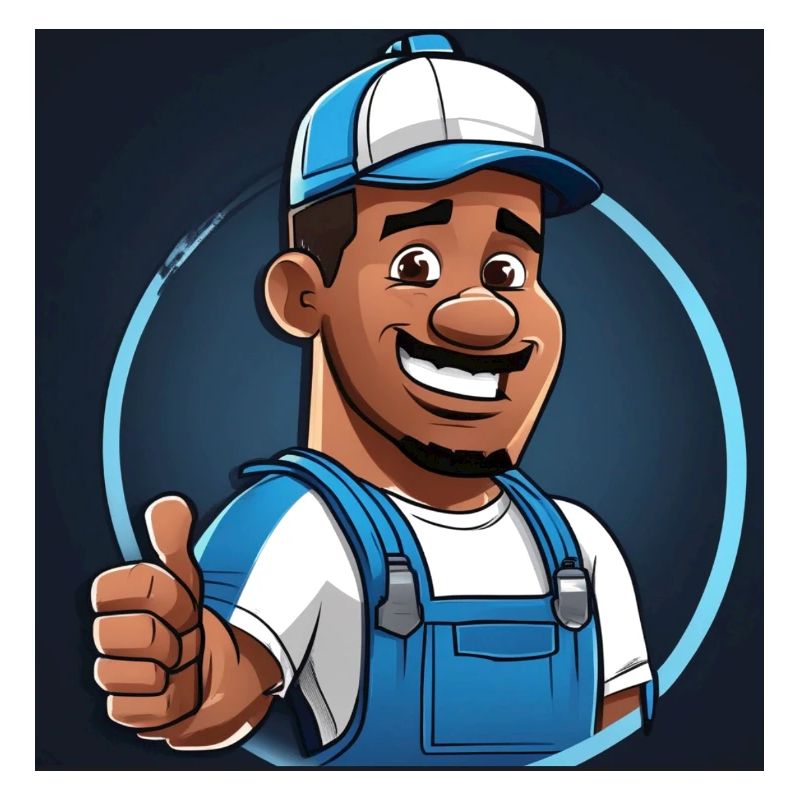 Funny construction worker design
