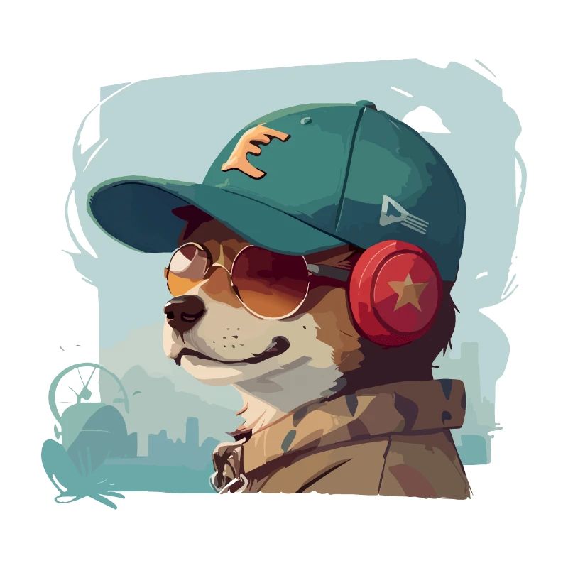 Chien cool