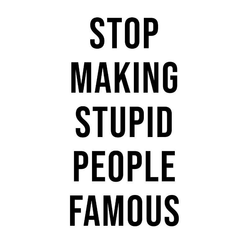 Stop met het maken van stompe mensen BEROEMD