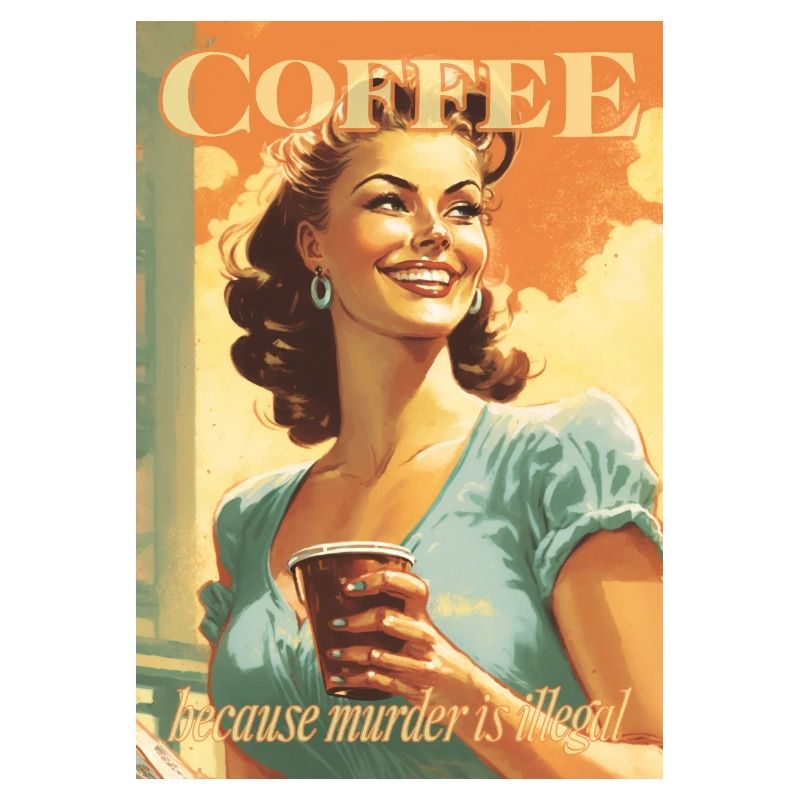 Coffee, because murder is illegal