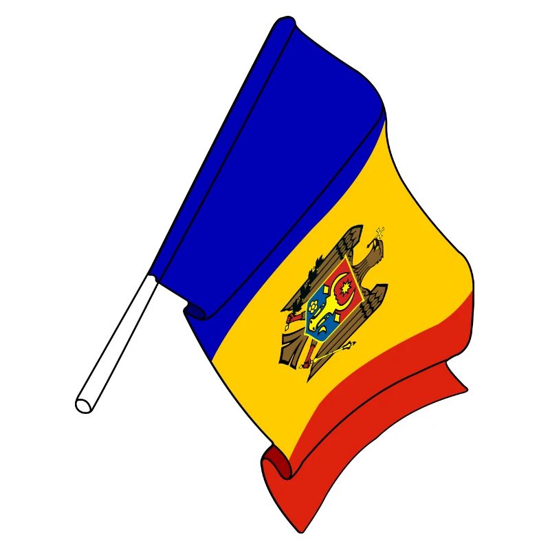 Drapeau de la Moldavie