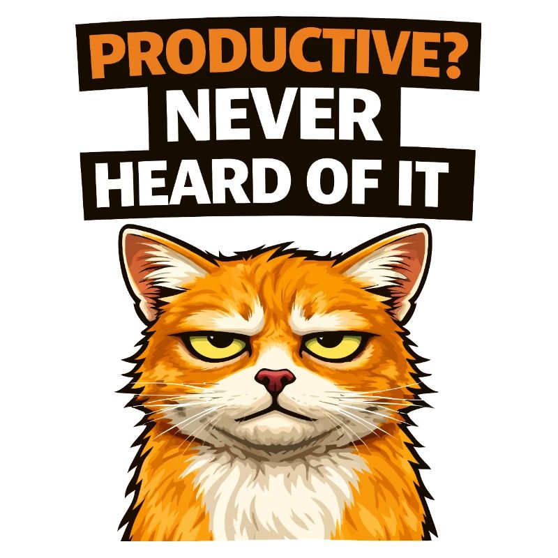 Sarkastisk katteproduktivitetscitat-meme