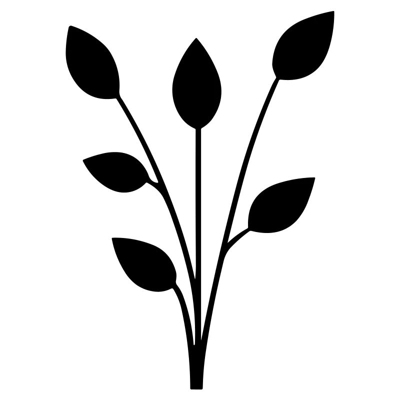 Fleur avec tige
