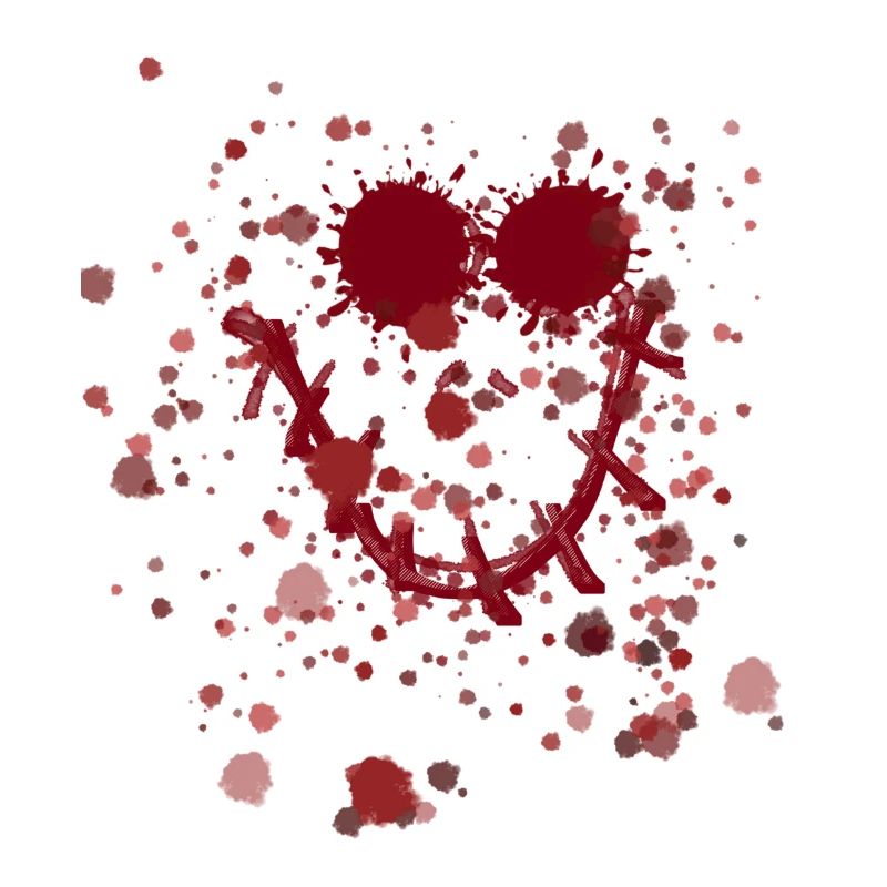 jack o'lantern, monster, face, halloween, blood