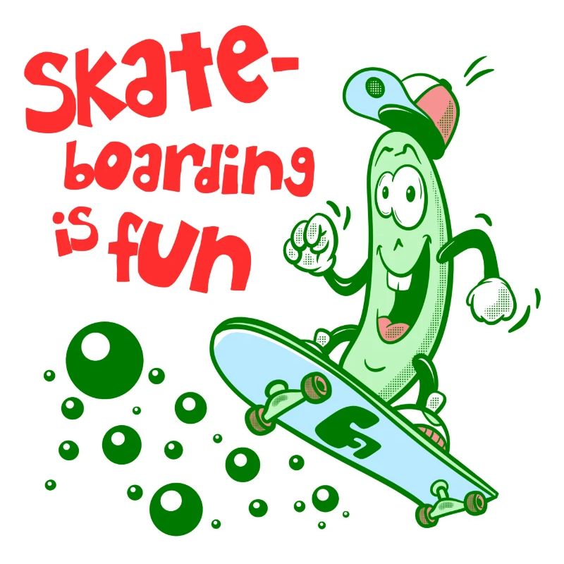 Skateboarding is fun