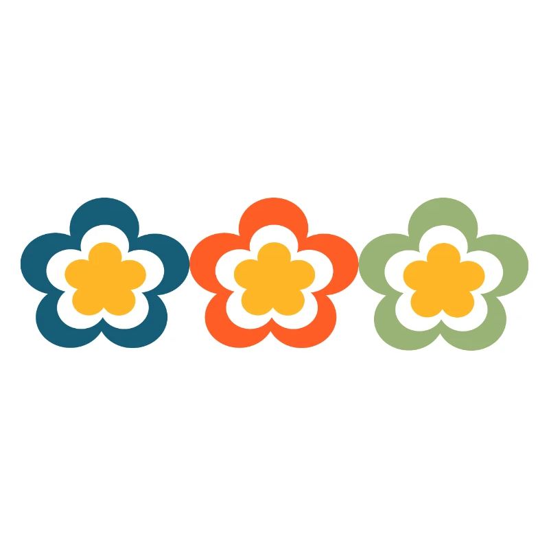70s Flower Pattern