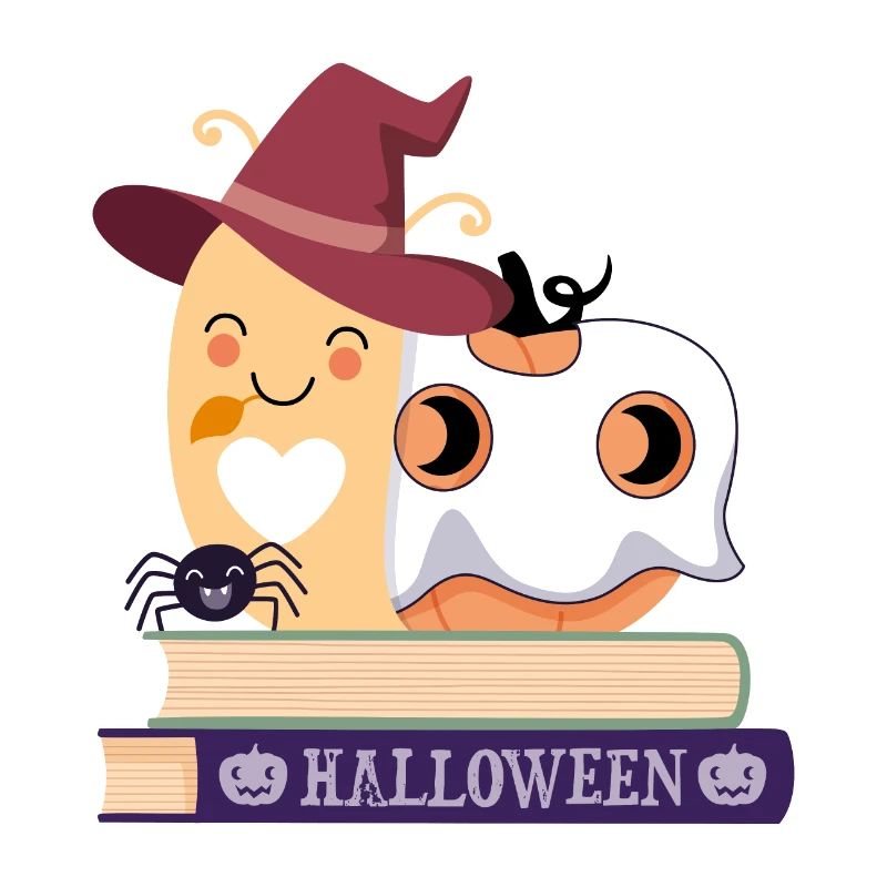 Pumpkin Snail Halloween
