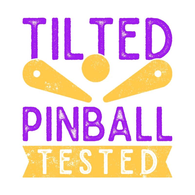 Tilted Pinball Tested Pinball Machine Arcade Game