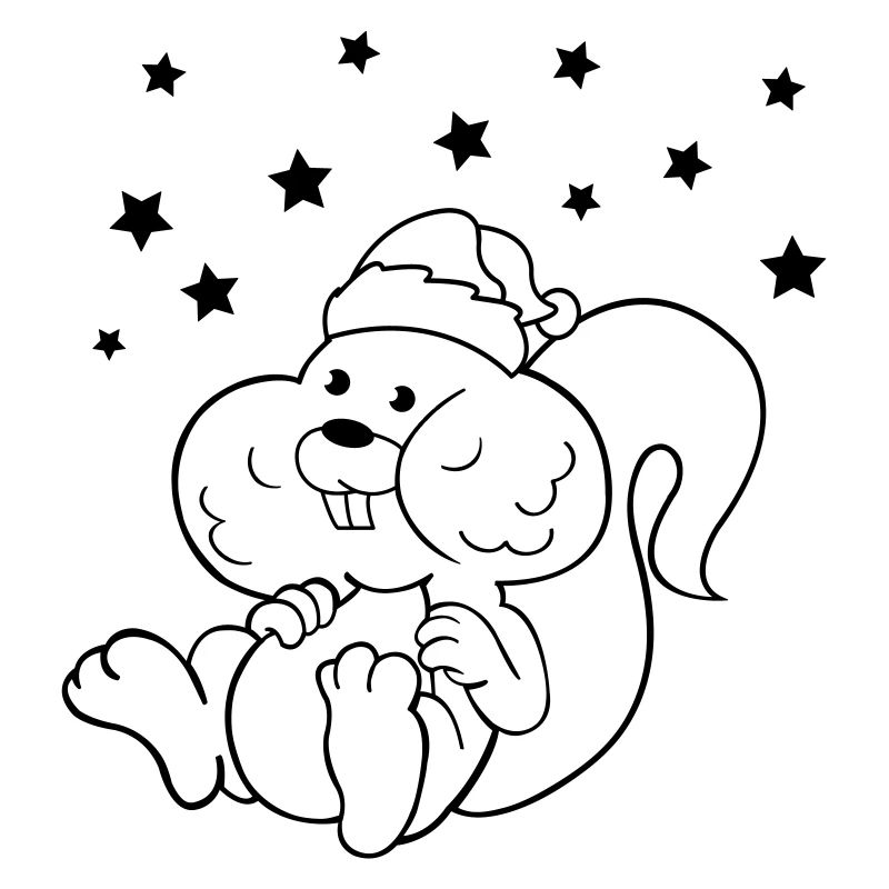 Weihnachts Einhörnchen