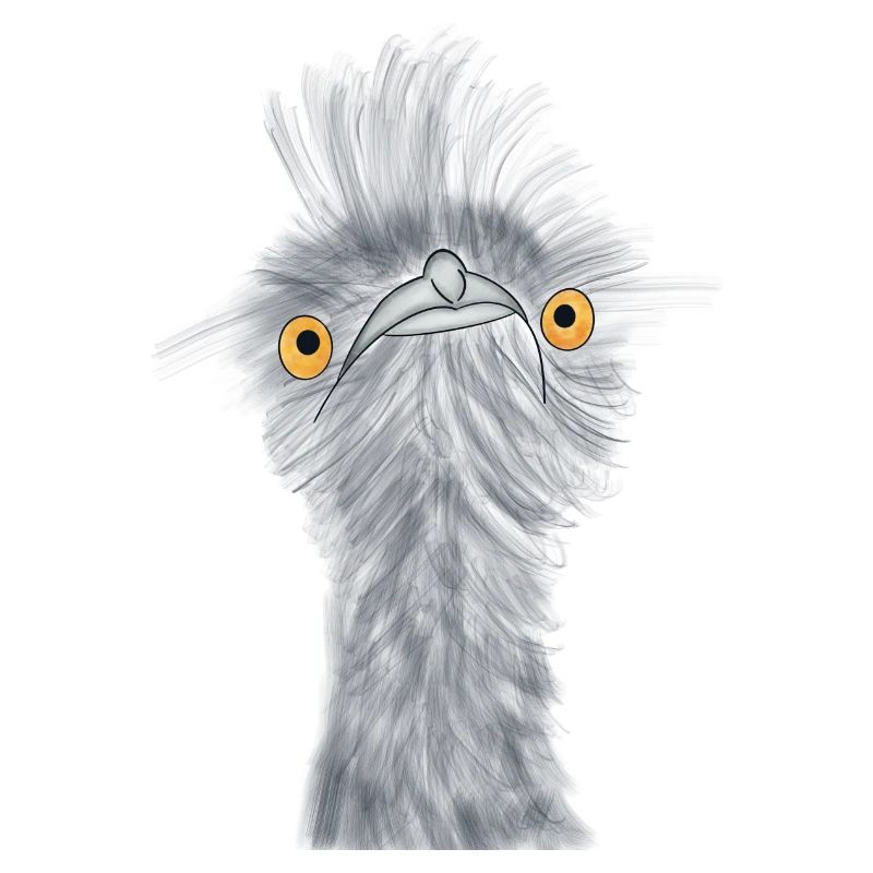 skeptischer Emu