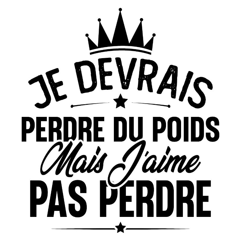 Je devrais perdre du poids mais j'aime pas perdre