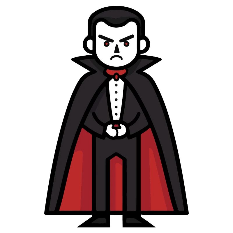 Bande dessinée vampire Halloween