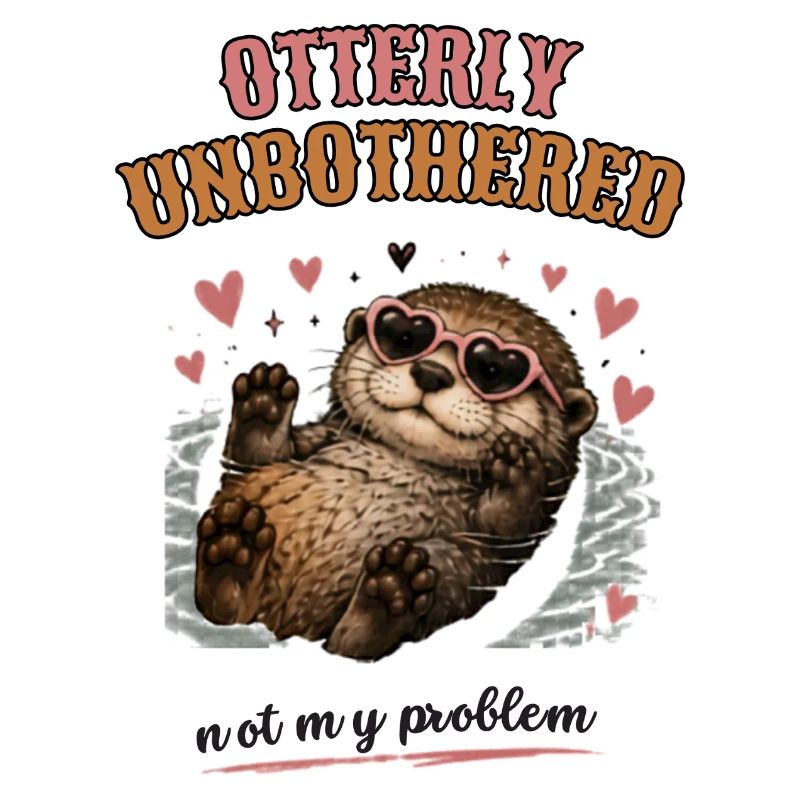 Otterly Unbothered Not My Problem