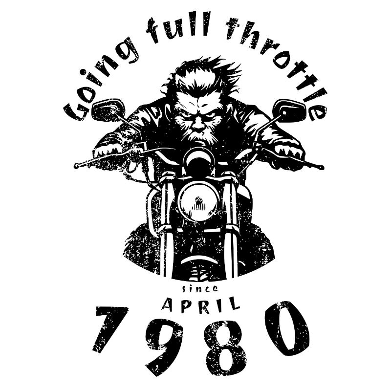 45. Geburtstag: Going full throttle since 04/1980