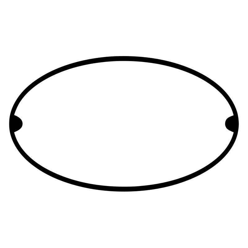 Oval Ovale Symbol Badge Form - Customize it !
