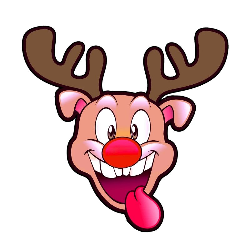Rudolf renne du pere noel version cochon