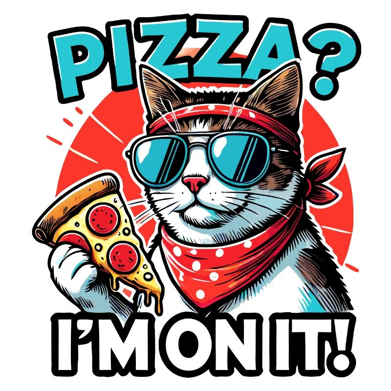 Chat à pizza