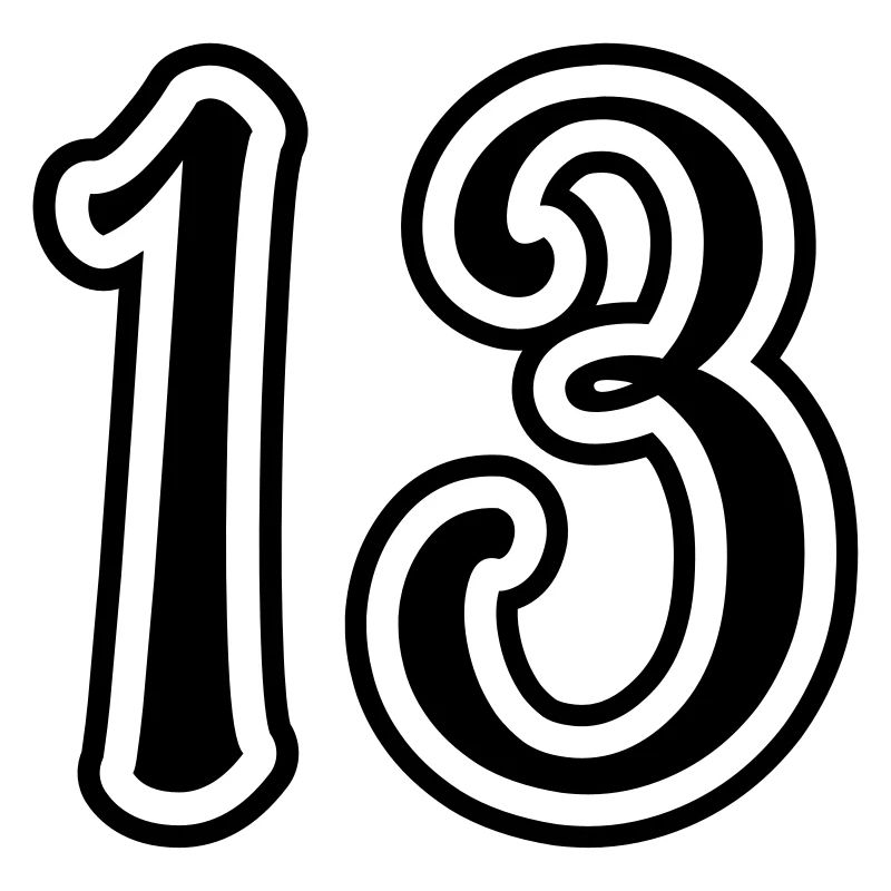 13 Numéro de numéro